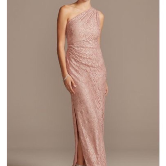 Sparkly Light Pink Lace Formal dress - Picture 2 of 10